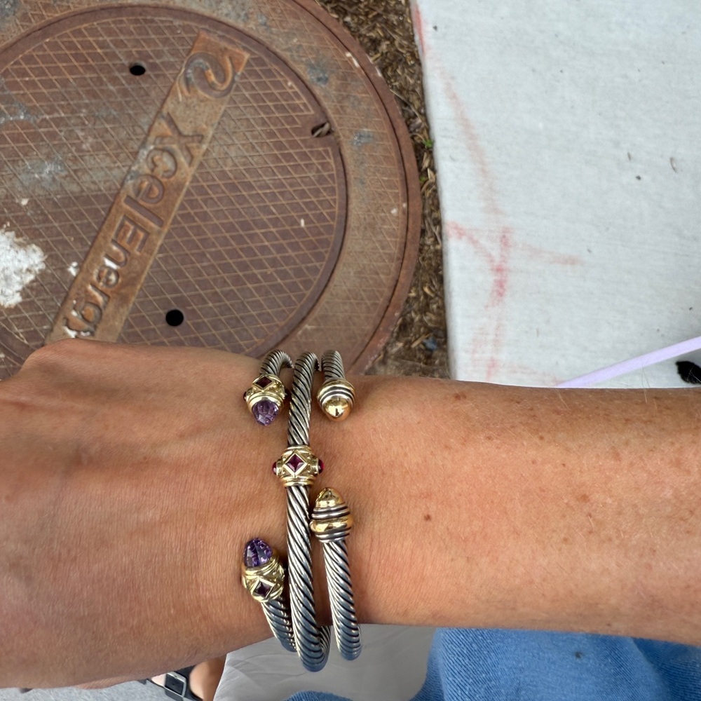 David Yurman Amethyst Bracelet Renaissance